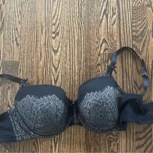 Cacique Black Lace Bra 40DDD